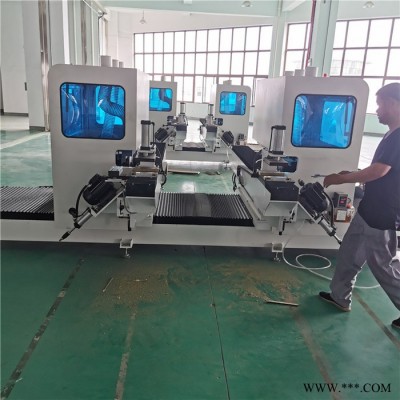 全自动双端锯 门套锯打孔机 门套加工设备 木门加工设备