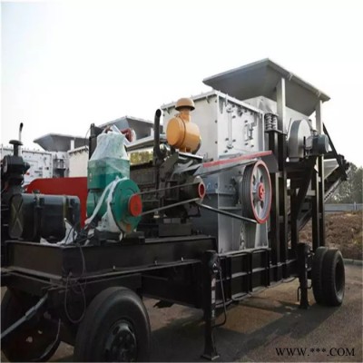 城市建筑垃圾破碎加工设备 粗碎移动破碎站 湖北制砂破碎设备厂家