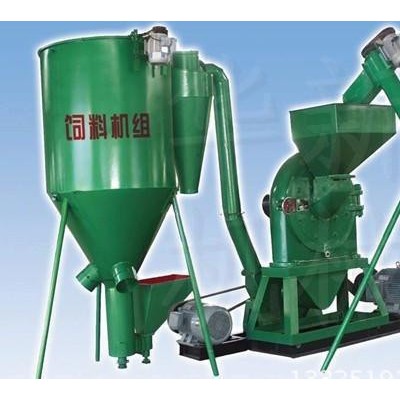 新型全自动饲料粉碎机 玉米五谷粉碎机饲料 养殖加工设备图3