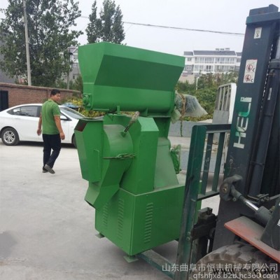 恒丰 秸秆饲料颗粒机 鱼饲料加工机组 环模颗粒机生产设备图4