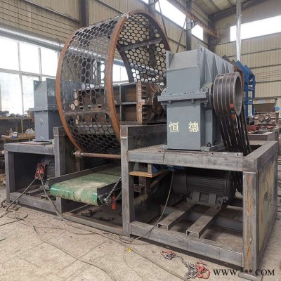 恒德600废旧轮胎处理生产线  轮胎破碎机  废旧轮胎加工设备  废旧轮胎胶粉加工厂图3
