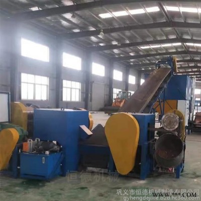 恒德600废旧轮胎处理生产线  轮胎破碎机  废旧轮胎加工设备  废旧轮胎胶粉加工厂图6