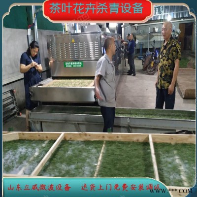 提供配套服务 湖南微波茶叶杀青设备 120千瓦茶叶加工机械图5