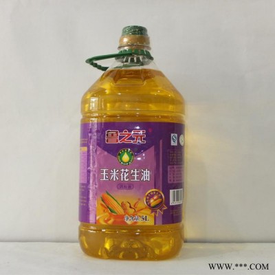 博发油脂 玉米花生油调和油5L 新鲜健康植物油