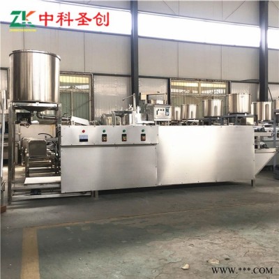 福建家用小型千张机器_素鸡机械加工视频_全自动千张生产线_豆制品设备加工厂家图3