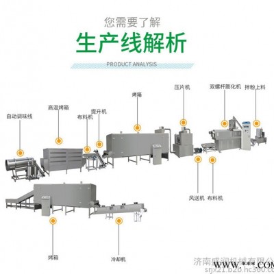 济南盛润机械TSE-65 玉米片设备 玉米片加工设备 燕麦片加工机器 玉米片设备生产线 玉米片休闲食品生产设备图5