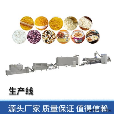 盛润机械TSE-75 自热米饭生产设备 免蒸米生产设备 懒人冲泡米加工成套设备