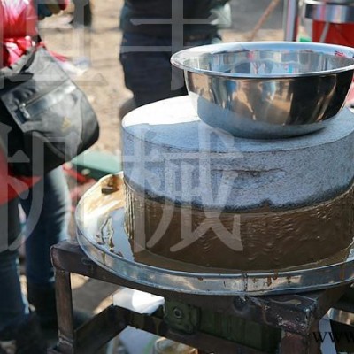 节能小米石磨机 石磨面粉豆腐豆浆机 恒丰直销粮食加工设备图2