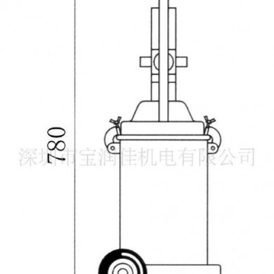 广东高压气动黄油机68213型移动式干油油脂泵加注机