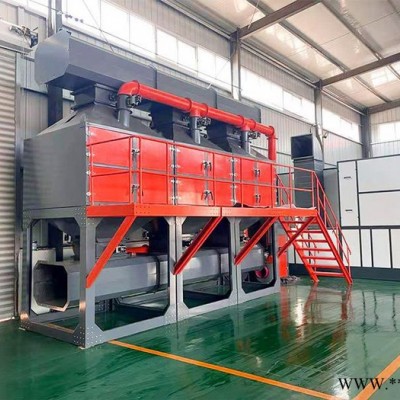 世纪奥瑞厂家加工定制催化燃烧设备 印染厂废气净化设备图5