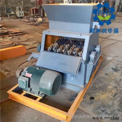 谷壳粉碎设备   加工有机肥小型设备 河南半湿物料粉碎机生产厂家 润华强机械图2