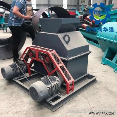 谷壳粉碎设备   加工有机肥小型设备 河南半湿物料粉碎机生产厂家 润华强机械图4