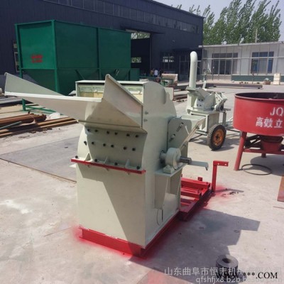 恒丰带轮子可移动破碎机 木材报纸粉碎机 木材加工设备图1