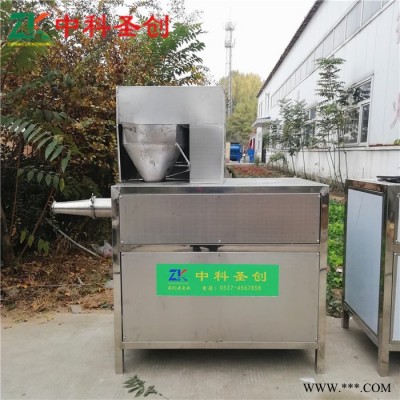 豆腐卷素鸡成形设备,全自动切断千张卷机,豆制品加工设备一步成型素鸡机图6