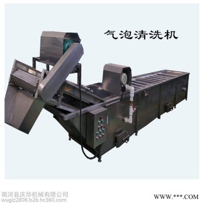 供应蔬菜加工设备 蒜米清洗机 气泡清洗机  辣椒气泡式清洗机图2