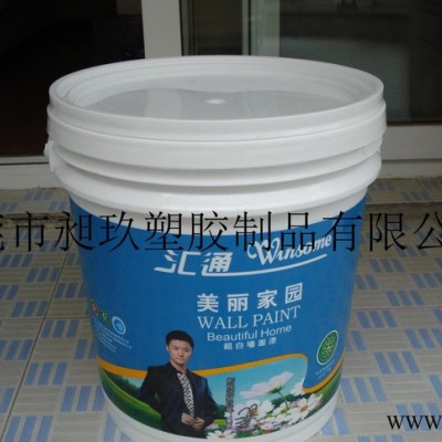 16L涂料桶美式化工桶/塑料提手桶/白乳胶桶/润滑油脂桶图3