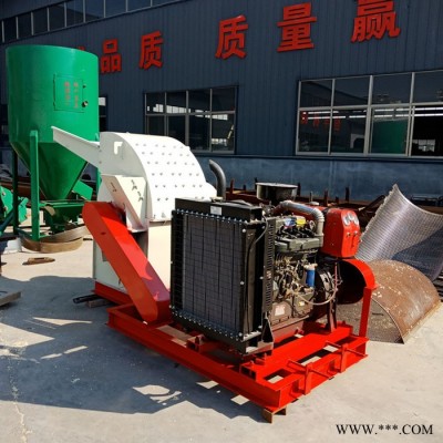山东 食材加工加工设备 园林绿化处理树枝粉碎机 簸箕口大型木材粉碎机图8