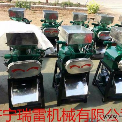 武汉**多功能粮食加工设备  小型电动大豆挤扁机 麦片制扁机报价图5