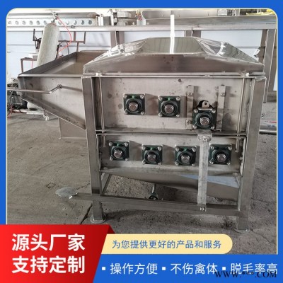 诸城万润 自动屠宰脱毛设备 兔子七辊脱毛设备 加工定制图5
