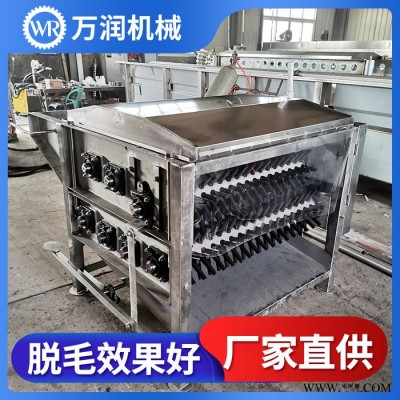 诸城万润 自动屠宰脱毛设备 兔子七辊脱毛设备 加工定制图1