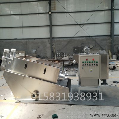 STDL401叠螺压滤机 叠片式污泥脱水机  含油脂纤维污泥处理设备图2