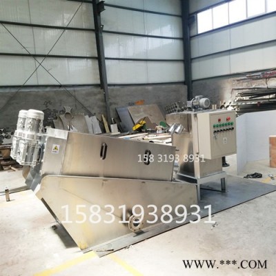 STDL401叠螺压滤机 叠片式污泥脱水机  含油脂纤维污泥处理设备图4