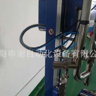 上海自动润滑油称重灌装机,防冻液灌装机,齿轮油黄油脂自动包装机图3