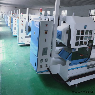 赛斯门窗设备铝合金门窗加工设备精密下料锯双头铝材切割机角码锯组角机图3