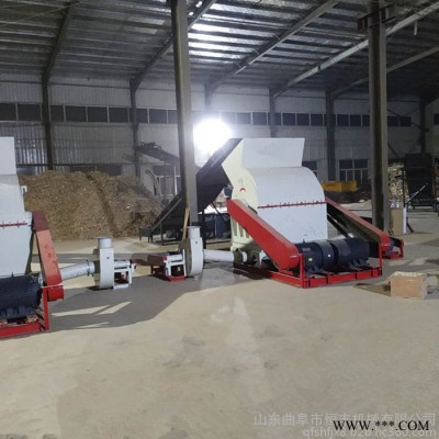 恒丰边角料削片机 大型边角料粉碎 木材切片粉碎机加工设备图1