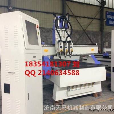 高效率三工序木工雕刻机 移木门 组合门加工 橱柜加工设备图1