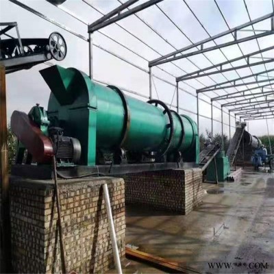 鸡粪有机肥生产线 肥料加工设备 半湿物料粉碎机图2