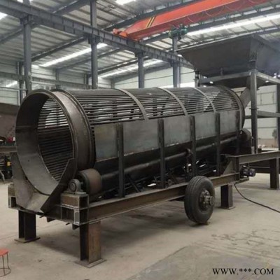 加工定制无轴滚筒筛沙机 建筑垃圾分选 筛洗生产设备 晨朗源头厂家图3