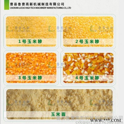 玉米加工成套设备 全自动玉米脱皮制糁机组图2