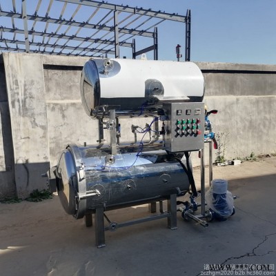 众惠800*1500双层高温杀菌锅 粽子整套加工设备 肉粽灭菌机器图3
