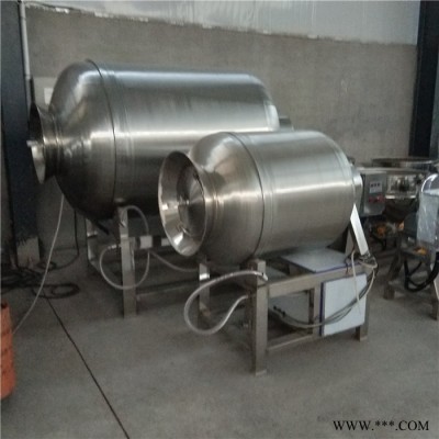 义康牌GR-1600L淀粉调味料肉块滚揉设备  五花肉入味滚肉桶  腊肉加工成套设备图5