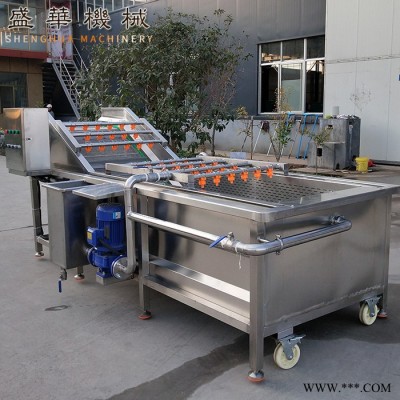 厂家精选空心菜翻浪清洗机 酸菜气泡清洗机 果蔬加工设备图2