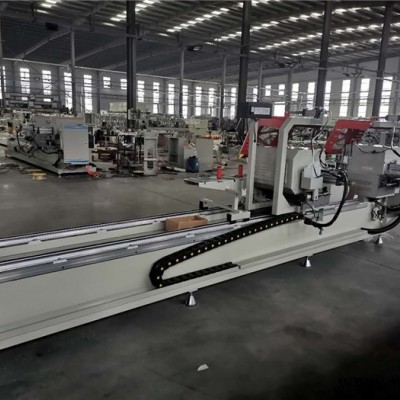 徐汇区门窗加工设备厂家 断桥铝门窗制作设备价格 双头切割锯图5