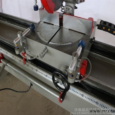 供应济南越辰塑钢门窗设备，潞城市塑钢门窗02锯LJB2-350*3500，塑钢门窗加工设备厂家，整套塑钢门窗设备价格 械图8