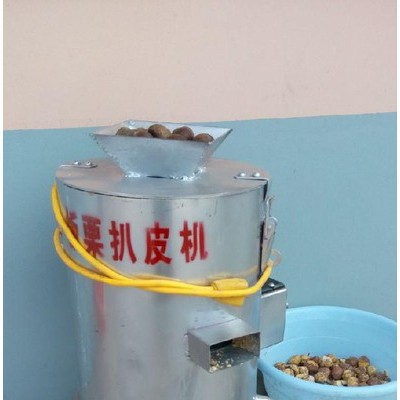 天众机械生产陕西马蹄板栗快速扒皮机、快速马蹄板栗剥壳机果品加工设备、板栗快速剥皮机图3