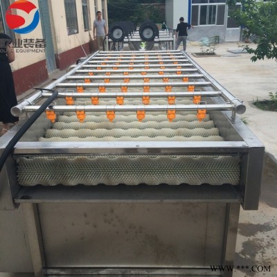 欧业果蔬清洗加工流水线气泡清洗机净菜加工流水线果蔬清洗加工流水线设备气泡清洗机设备厂家图2