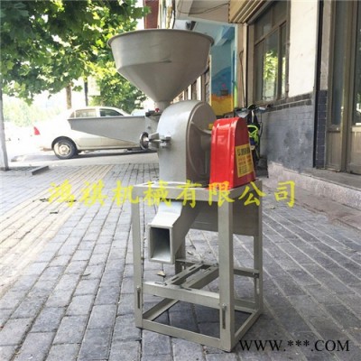鸿祺粮食加工设备 小型面粉加工设备 实用大豆小麦磨面机图4