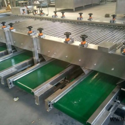 【支持定制】食品加工设备出口蒜米分三级挑选机分级机滚杠式图2