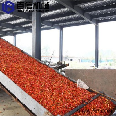 辣椒烘干机 新型多层连续式烘干设备 大型网带辣椒脱水加工设备生产线图2