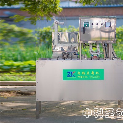 上海市做豆腐成套设备,全自动豆腐机械,快捷小型豆腐机,大型豆腐教加工设备图2