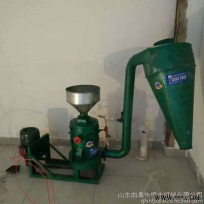 恒丰 大米加工设备碾米机 家用立式砂辊碾米机 家用稻谷碾米机图5