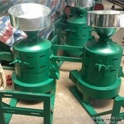 恒丰 大米加工设备碾米机 家用立式砂辊碾米机 家用稻谷碾米机