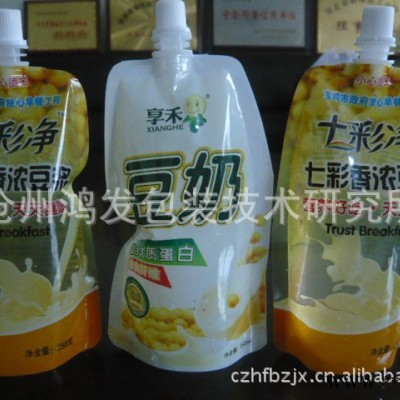 新型专业生产豆制品加工设备早餐专用机豆浆多功能自立袋灌装机图2