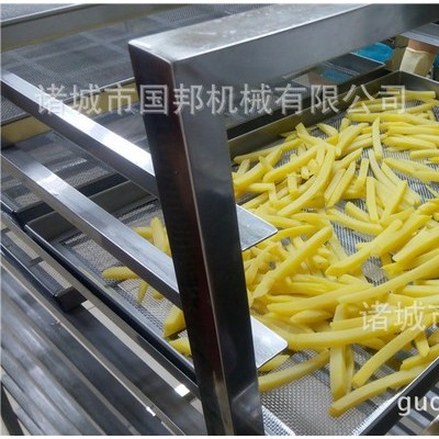 速冻薯条流水线  国邦 薯片油炸设备 加工定制图3