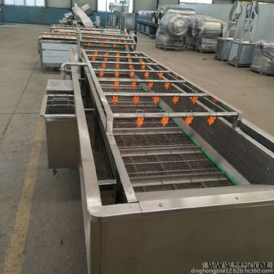 鼎鸿QX-3000型 苦菜气泡清洗机 荠菜气泡清洗加工设备 香菇清洗流水线图8
