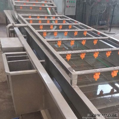 鼎鸿QX-3000型 苦菜气泡清洗机 荠菜气泡清洗加工设备 香菇清洗流水线图6